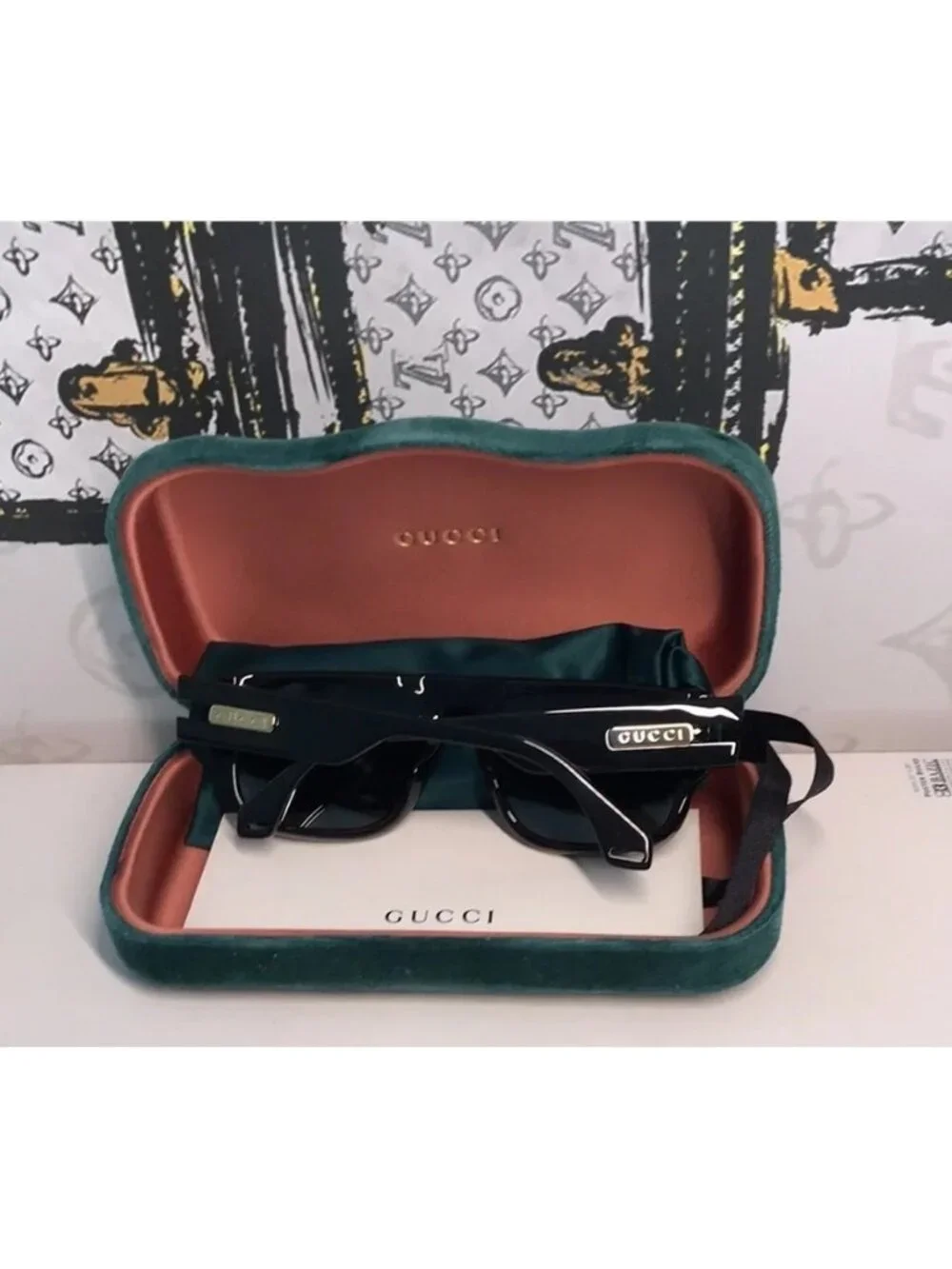 New Authentic Gucci Tortoise Shell Sunglasses GG0664s 004